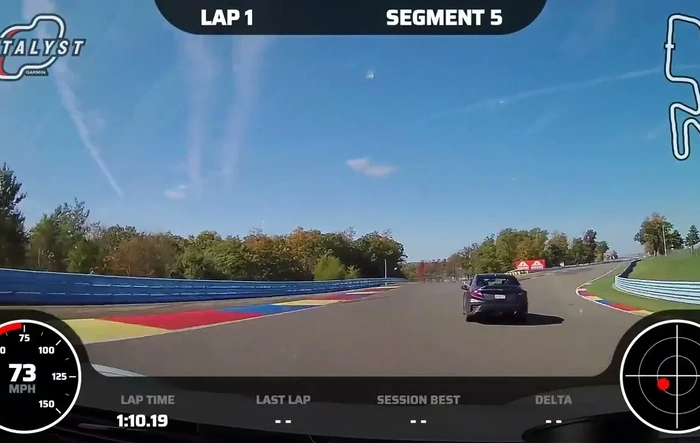 Tracking the Taycan at Watkins Glen International