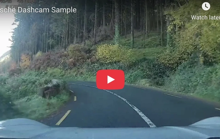 A short Porsche Dashcam review