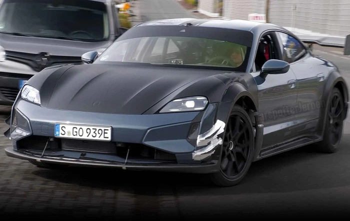 2027 Taycan Turbo GT by Manthey spotted on the ‘Ring