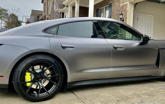 My Porsche Taycan 4S Makeover w/ Wrap, Wheels, Painted Brakes